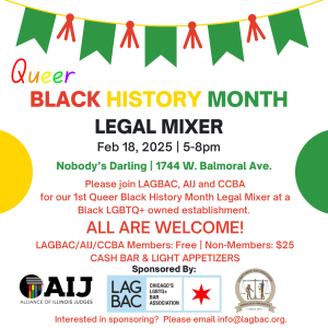 Queer Black History Month Legal Mixer