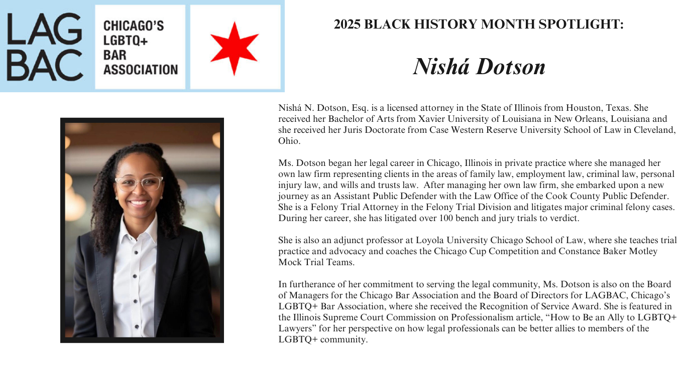 Diversity Spotlight: Nishá N. Dotson, Esq.